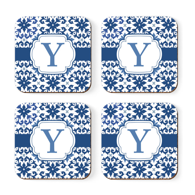 Sous-verre lettre monogramme, Y