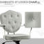 Fauteuil pivotant gris confortable avec fonction de mousse haute et inclinable
