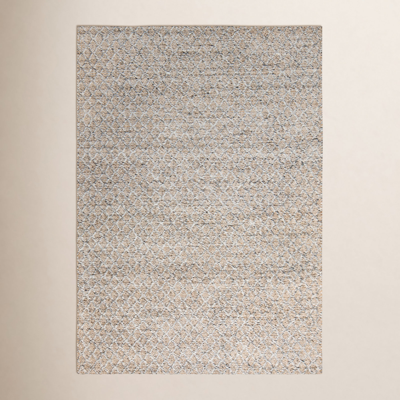 Covington Gray Ivory Tan Hand-Loomed Jute Rug, Rectangle 8' x 10'