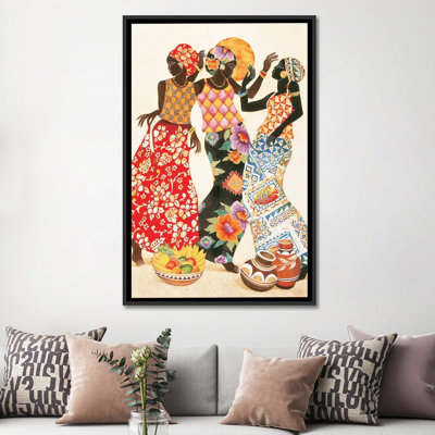 «Jubilation» par Keith Mallett, impression sur toile tendue