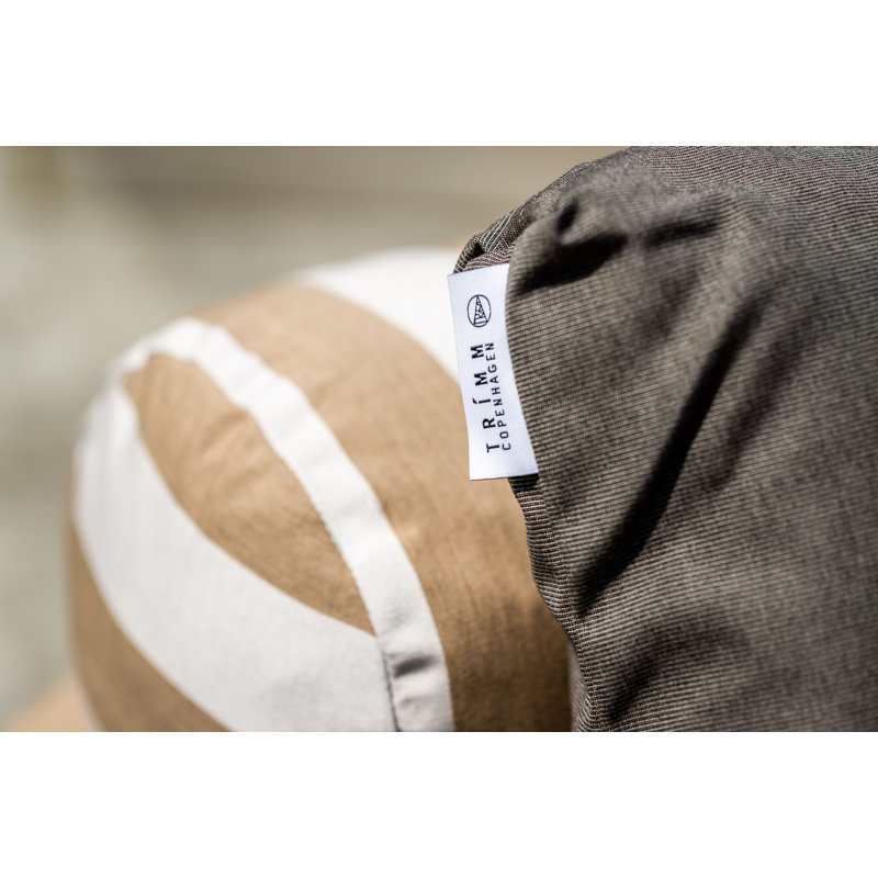 Cushion small, stripe, Rectangle 35cmH x 55cmW, Grey