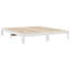 Vidaxl Solid Wood Bed Without Mattress White 80X200 Cm Pine Wood-106880892-106880889