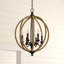 Lustre 6 lumières façon bougie Warwickshire