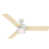 White with Beige Blades