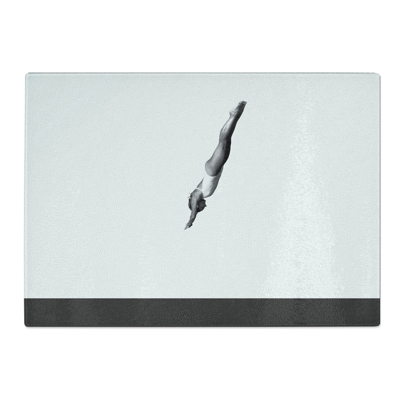 High Dive Chopping Board, 0.4cm H x 28.5cm W x 39cm L