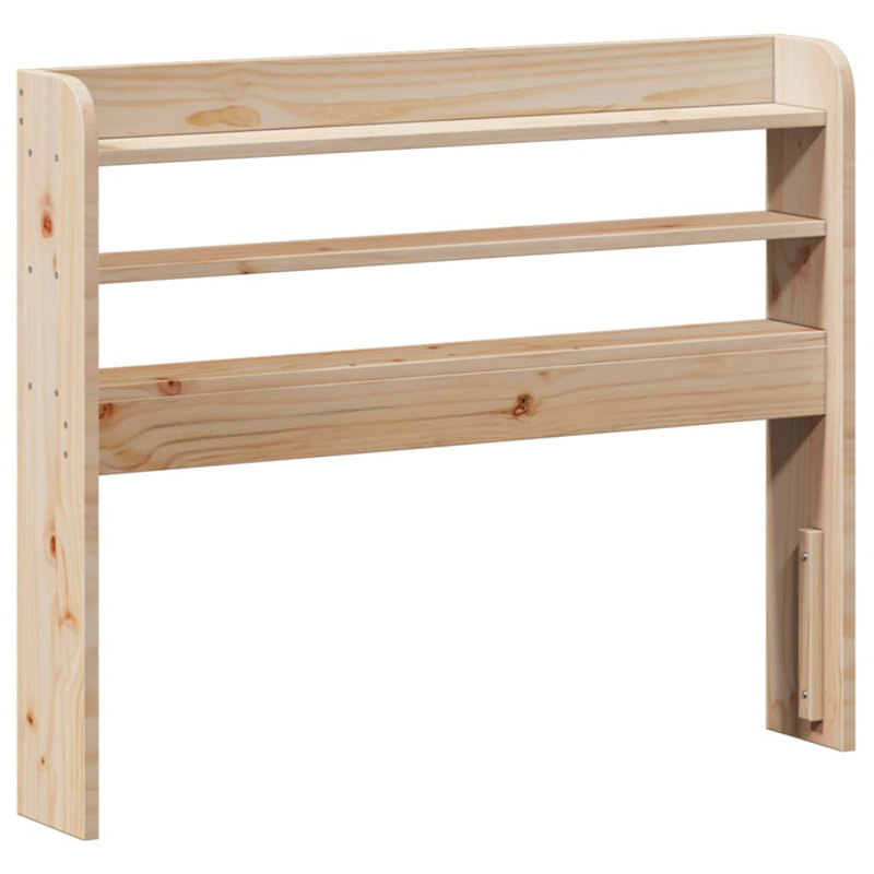 Solid Wood Headboard, 100 x 200 cm, Natural