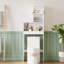 Armoire de rangement au-dessus de la toilette avec tablette réglable