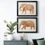 Éléphant sagesse I - ensemble de 2 cadres photo-852402542-852402541