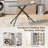 Height-adjustable Ironing Board Iron Table with 4 Legs-107379353