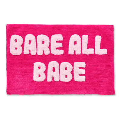 Bate it all Babe Cotton Bath Mat