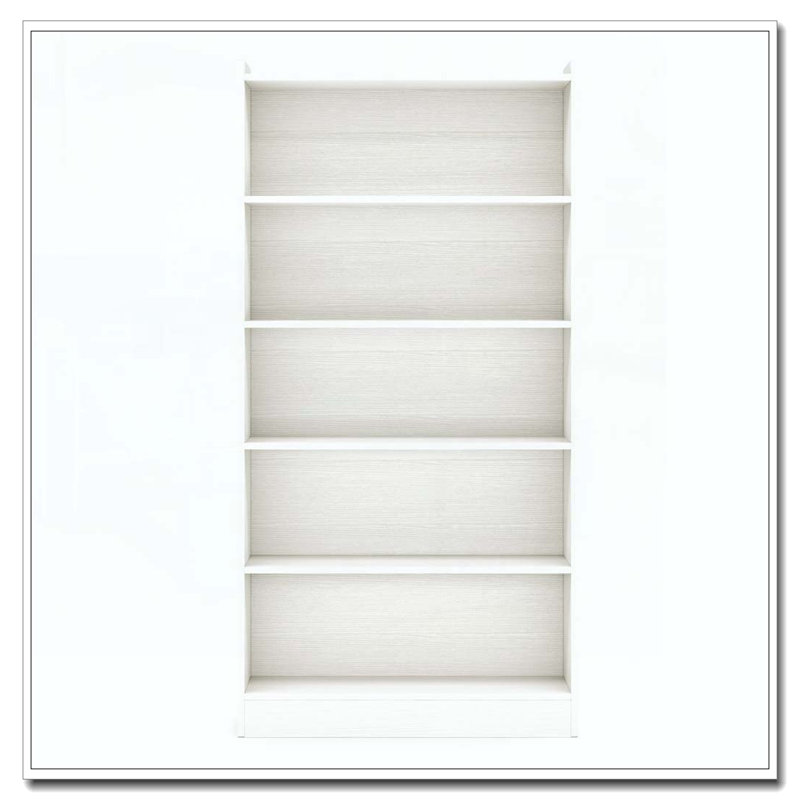 Bibliothèque à 6 niveaux avec rangement pour salon, bureau, chambre à coucher, Blanc