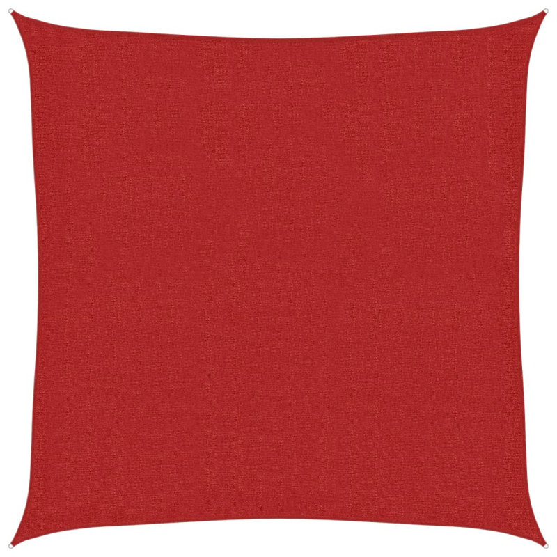 Finan Square Shade Sail, Red, 4m x 4m