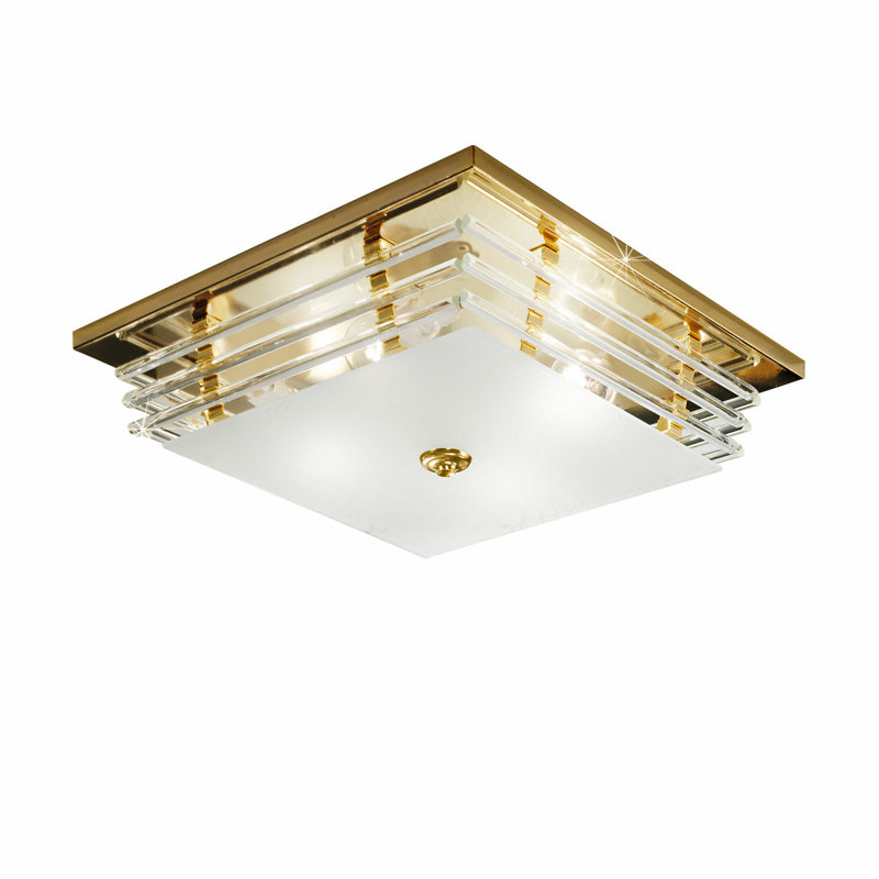 Ontario Flush Light, 10cm H x 39cm W x 39cm D
