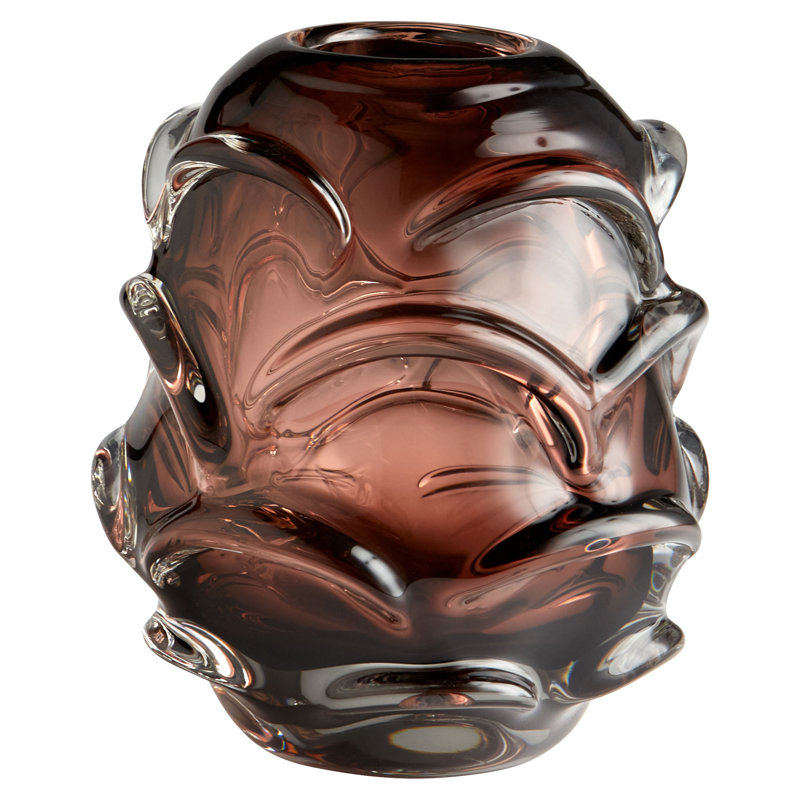 Lunaria Handmade Ceramic / Porcelain Table Vase, 9" H x 8" W x 8" D