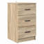 38cm W Manufactured Wood Bedside Table-2066940195