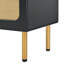 Console, meuble télé et meuble télé 64,9 po avec porte en rotin pour téléviseur de 70 po ou moins Maichin-1184945719