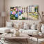 Ensemble de 3 tableaux sur toile tendue « Hortensia Garden Manor »-238912643