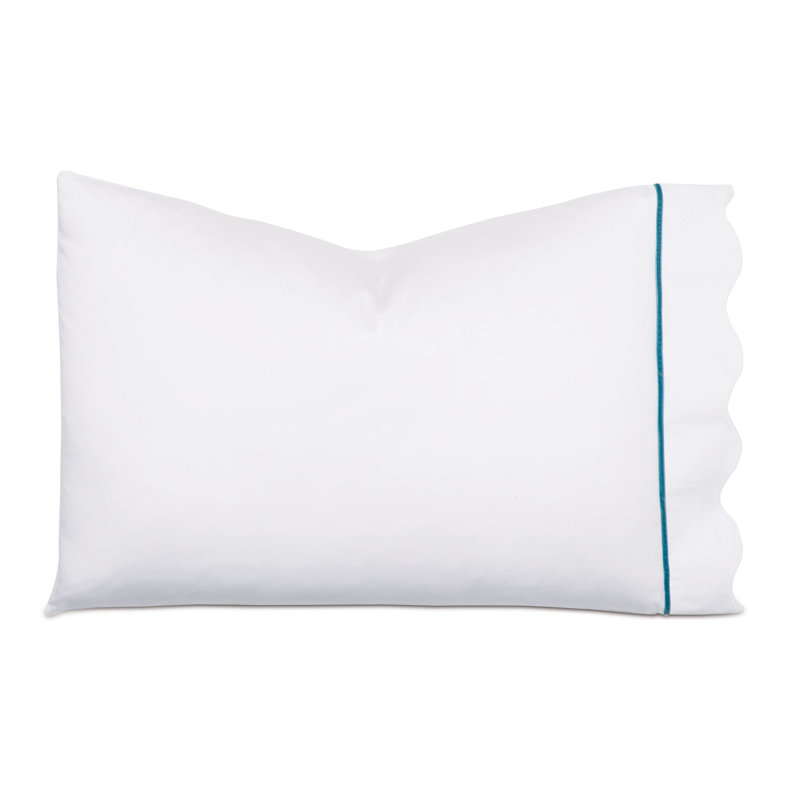 Calypso Peacock Egyptian Cotton Sateen, King Pillowcase