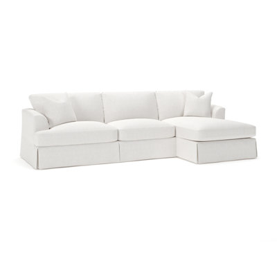 Lucia Linen Sofa and Chaise