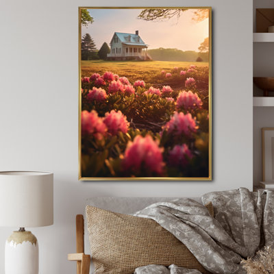 Rhododendron «Blooms at Farm VI» sur toile