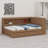 Multifunctional Daybed with Shelves, and Two Drawers-1619738924