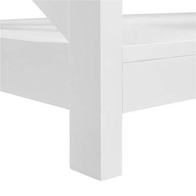 Solid Coffee Table with Storage