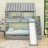 Twin Over Twin House-Shaped Bunk Bed With Twin Trundle, Storage Staircase And Slide-1503131070