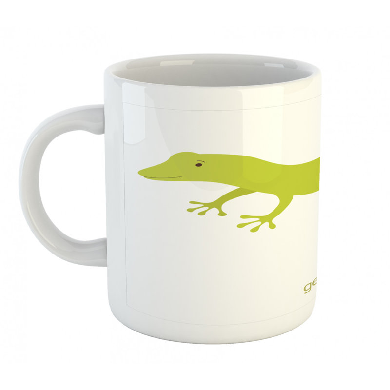 Grande tasse à café reptile