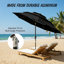 Parasol de marché à 3 niveaux avec bouton-poussoir inclinable et manivelle-425146764-425146754