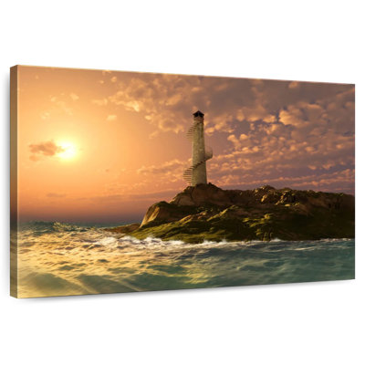 Aletra Coastal Lighthouse Sunset
