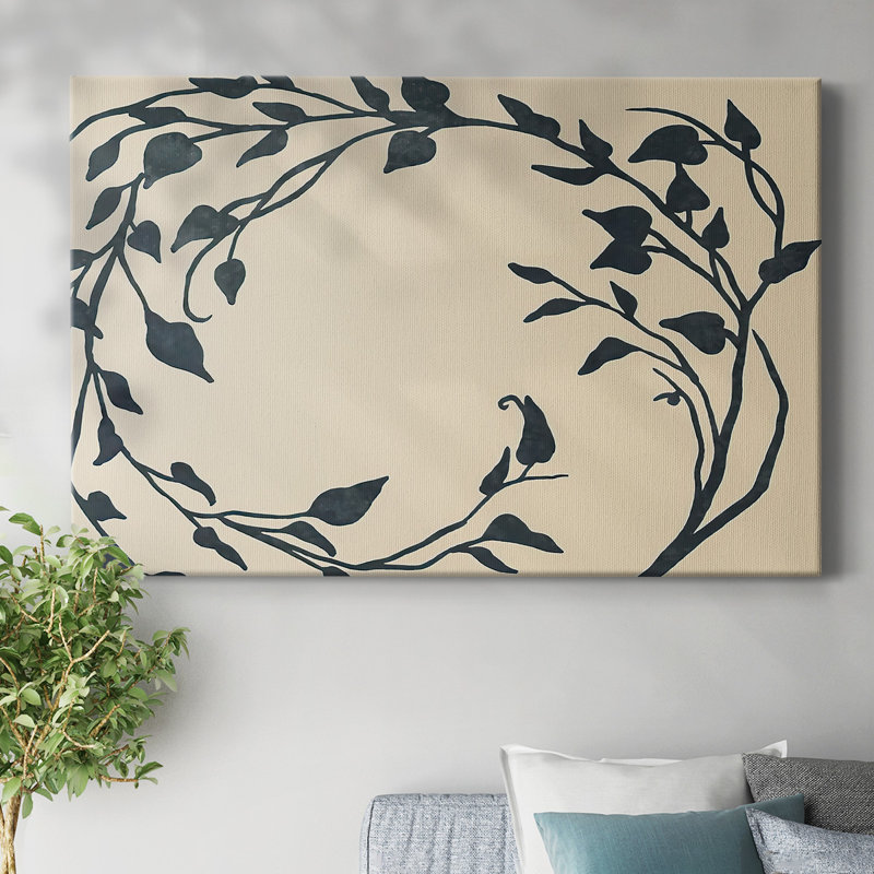 Tendril Swirl I-Gallery, toile tendue, H 18 po x l 27 po