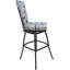 Tabouret d'extérieur 34 po avec coussin Masiyah-787907635-751763074