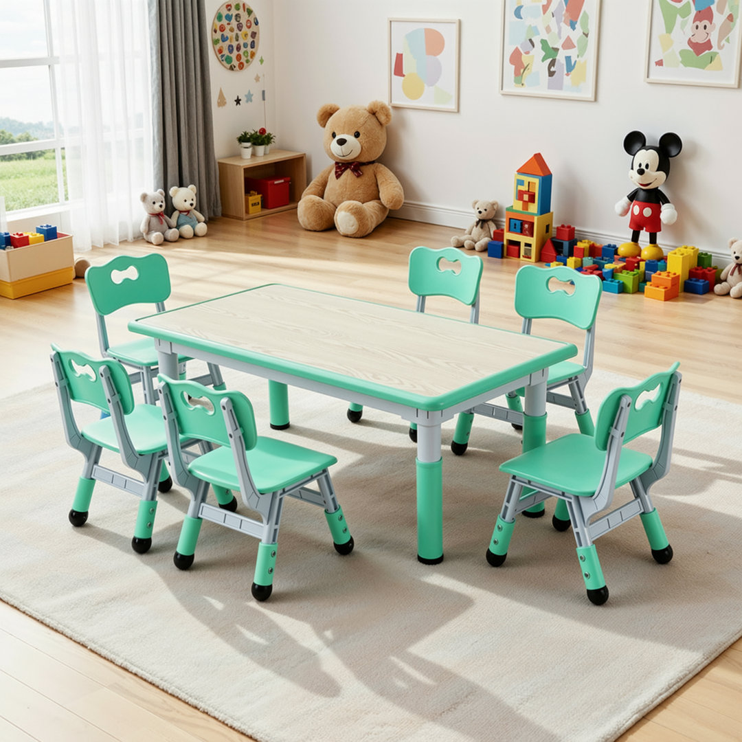 Aarianna Kids 7 Piece Play Or Activity Table and Chair Set Isabelle & Max™ 