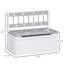 Coffre à jouets, banc de rangement avec grand intérieur de 27 L, banc avec rangement