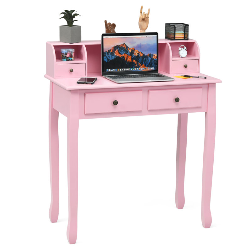 Madeline Writing Desk, Pink