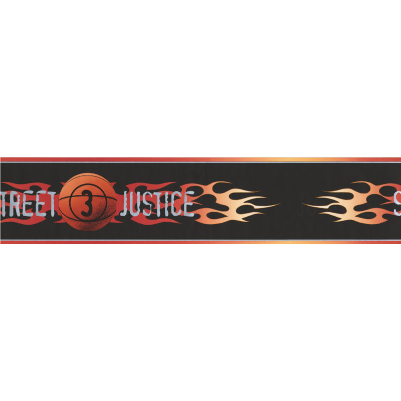 Bordure murale Street Justice, Noir
