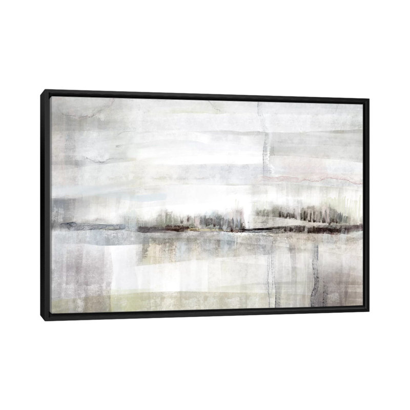 "Valley fair" par Nan, reproduction d’art, Pas de tapis, H 26 po x l 40 po x 1,5 po, Toile avec cadre noir