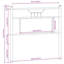 Headboard 183 Cm Engineered Wood And Steel-627663559-627663571