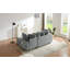 Canapé modulaire en L de 83 po avec canapé L 83 po avec amplement d'espace de rangement, repose-pieds mobile et six coussins décoratifs pour le salon-431113904