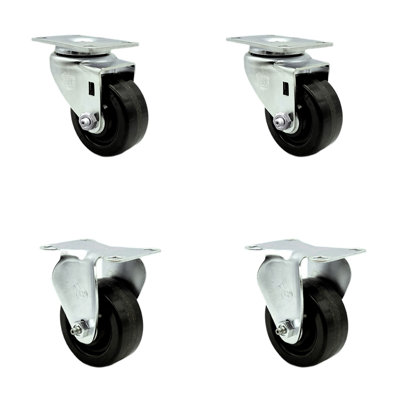4 Piece Phenolic Caster Set