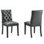 Ensemble de 2 chaises en vinyle Duchess par Modway-83967558