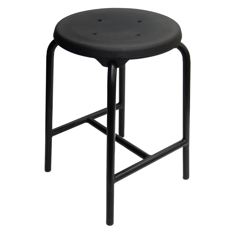 Rolla Ergonomic Industrial Stool, H55 x W48 x D48cm