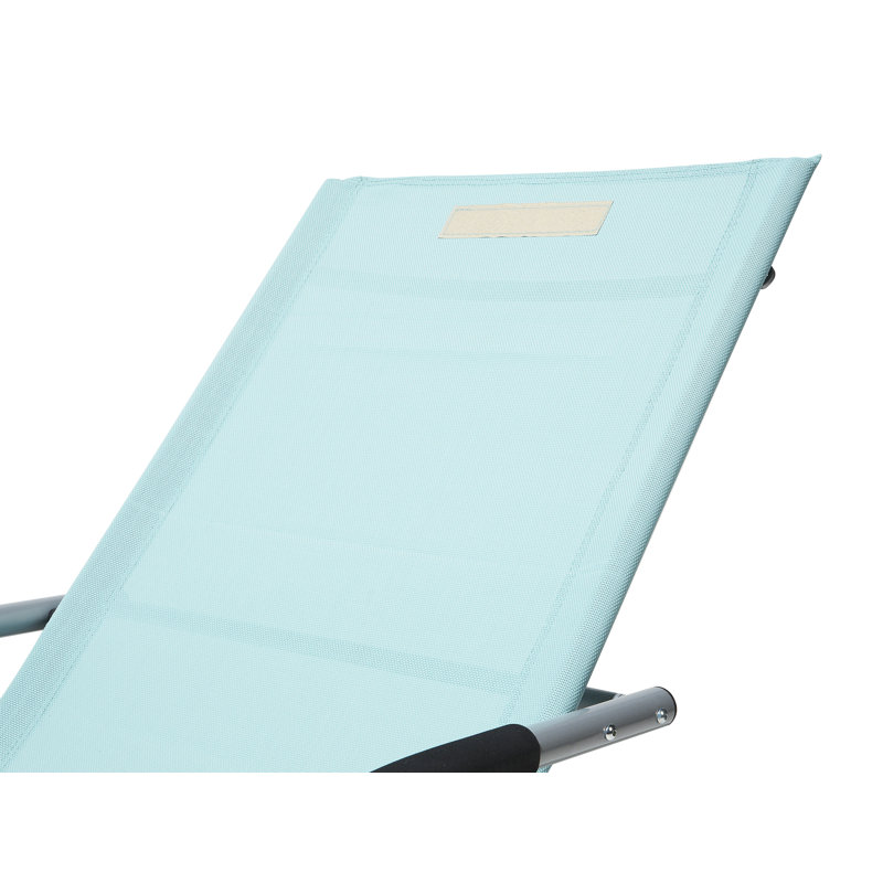 Caruthers 149cm Long Single Chaise, Light Blue