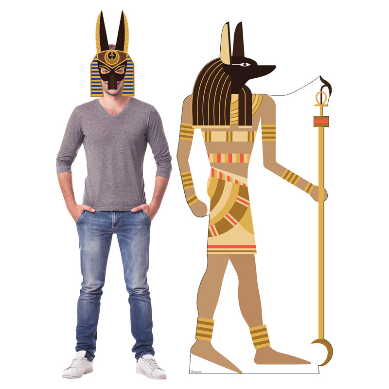 Life-Size Egyptian Anubis Cardboard Cutout Standup