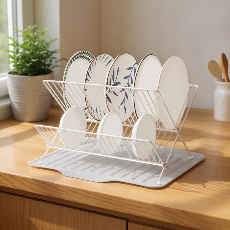 Dish Rack, White