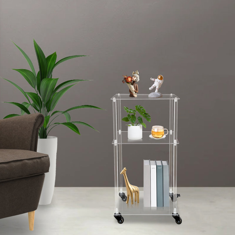 29.5'' H x 15.7'' W Printer Stand with Wheels