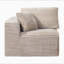 Canapé modulaire à compression en velours côtelé Corduroy-134397614