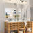 Miroir de vanité Stemn encadré / Miroir d'appoint-95756115-95979826