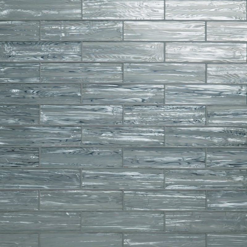 Elaris Subway 3 in. x 12 in. Glossy Glass Wall Tile, Elaris