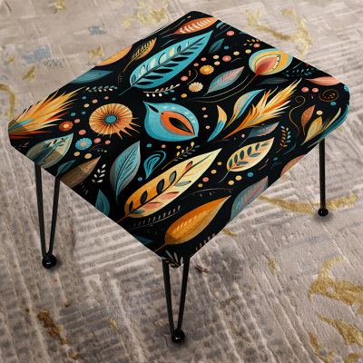 Tribal Frivolity Boho Pattern - Boho Rectangle Ottoman